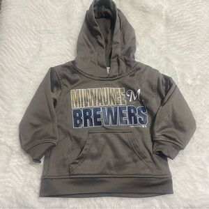 Kids Milwaukee Brewers Hoodie - Gray
